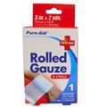 PURE-AID ROLLED GAUZE 3 X 2YDS