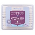 PURE-AID COTTON SWABS 50CT