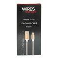 WIRES THAT WORK USB CABLE COPPER BRAIDED FOR IPHONE 5 6