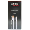 WIRES THAT WORK USB CABLE SILVER BRAIDED FOR MICRO